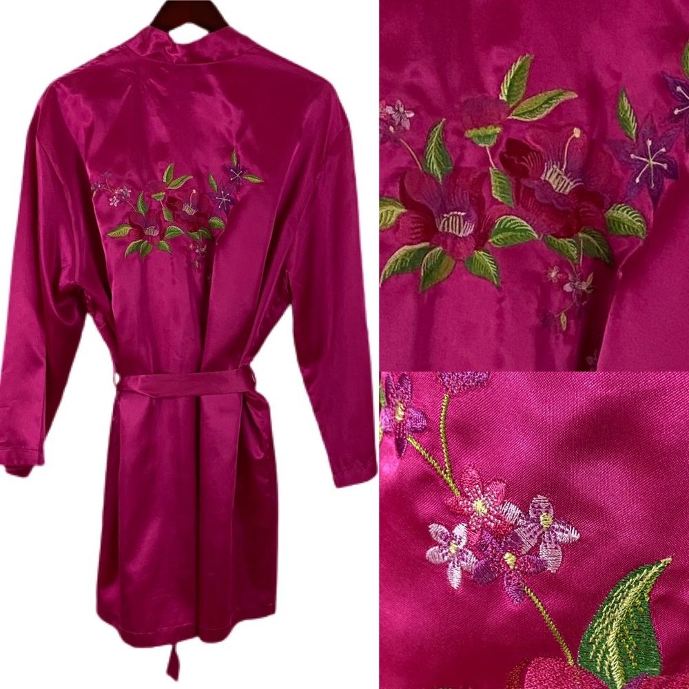 VINTAGE SARAH SPENCER Robe Kimono Sz M